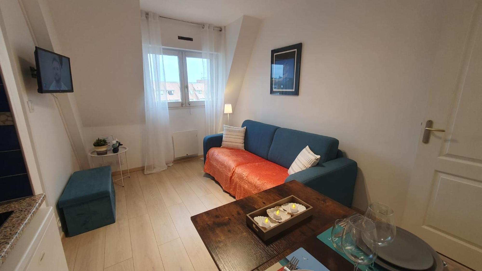 Super Deauville Appartement 2 Pieces Cosy Proche Plage Plein Sud Вілле-сюр-Мер Екстер'єр фото