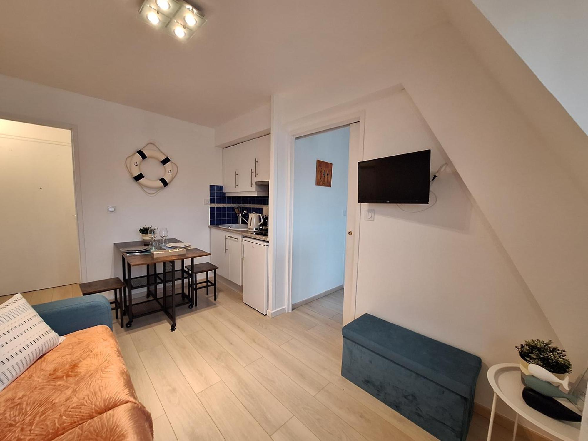 Super Deauville Appartement 2 Pieces Cosy Proche Plage Plein Sud Вілле-сюр-Мер Екстер'єр фото