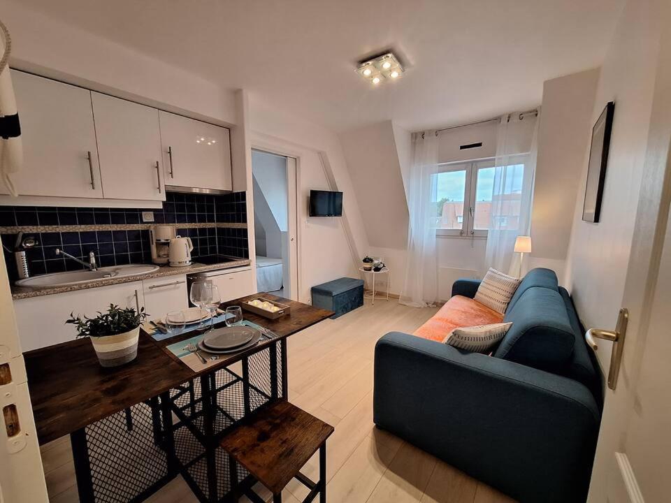 Super Deauville Appartement 2 Pieces Cosy Proche Plage Plein Sud Вілле-сюр-Мер Екстер'єр фото